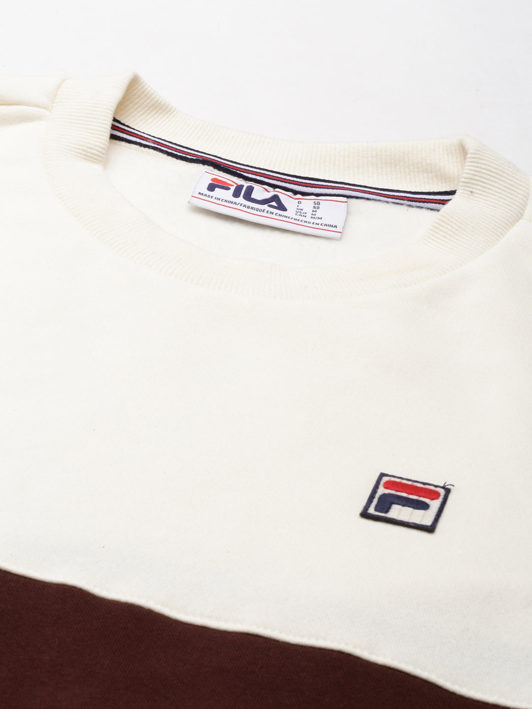 Fila Cream Roman Men's Sweat Shirt