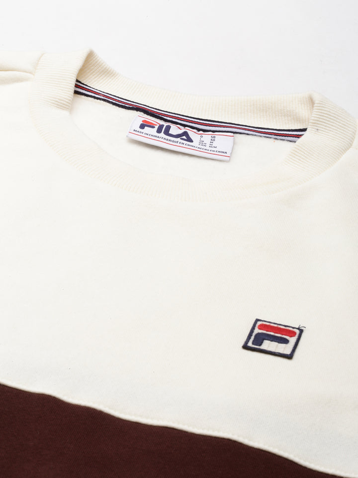Fila Cream Roman Men's Sweat Shirt