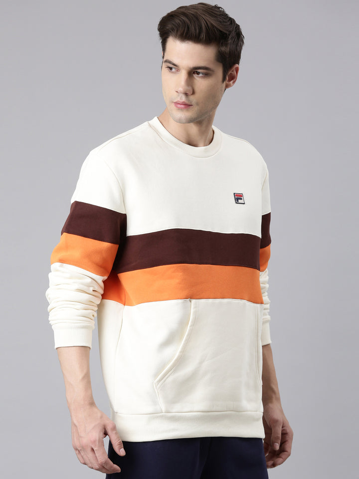 Fila Cream Roman Men's Sweat Shirt