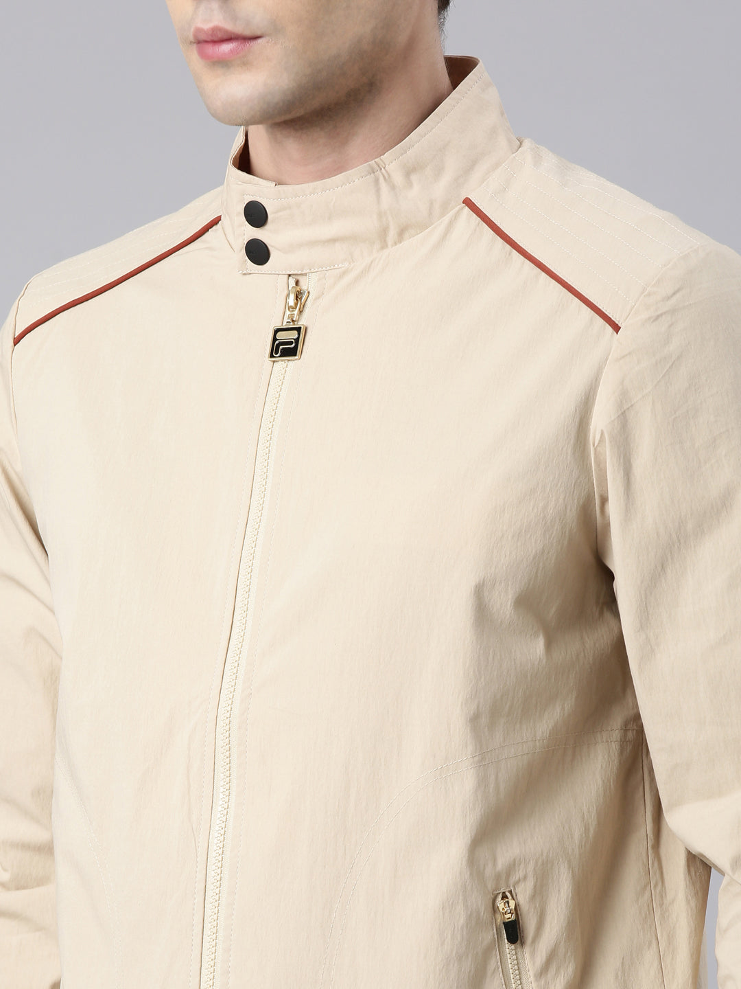 Fila Cream Basso Men's Track Jacket