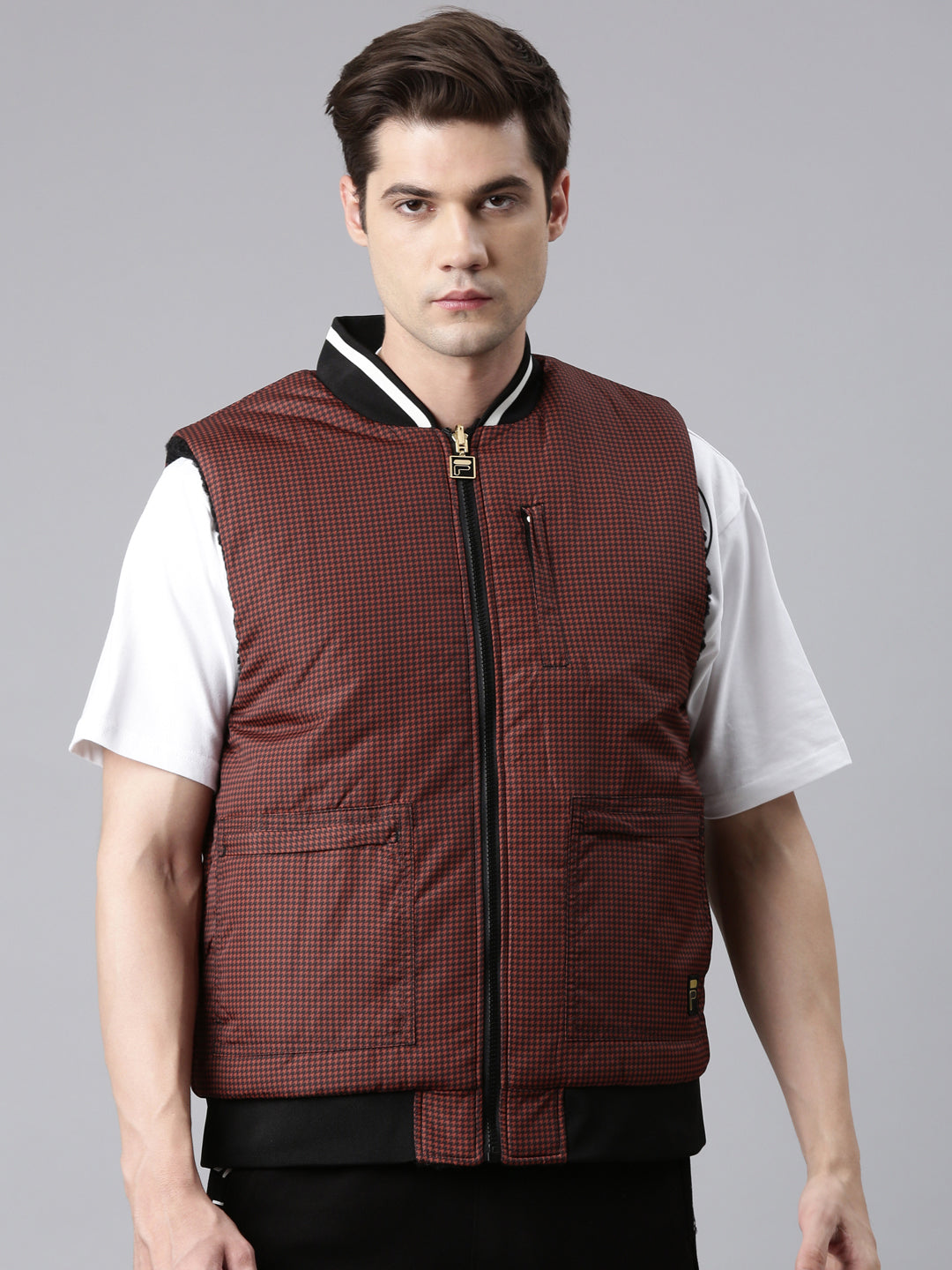 Fila Black Zenga Men's Reversible Jacket