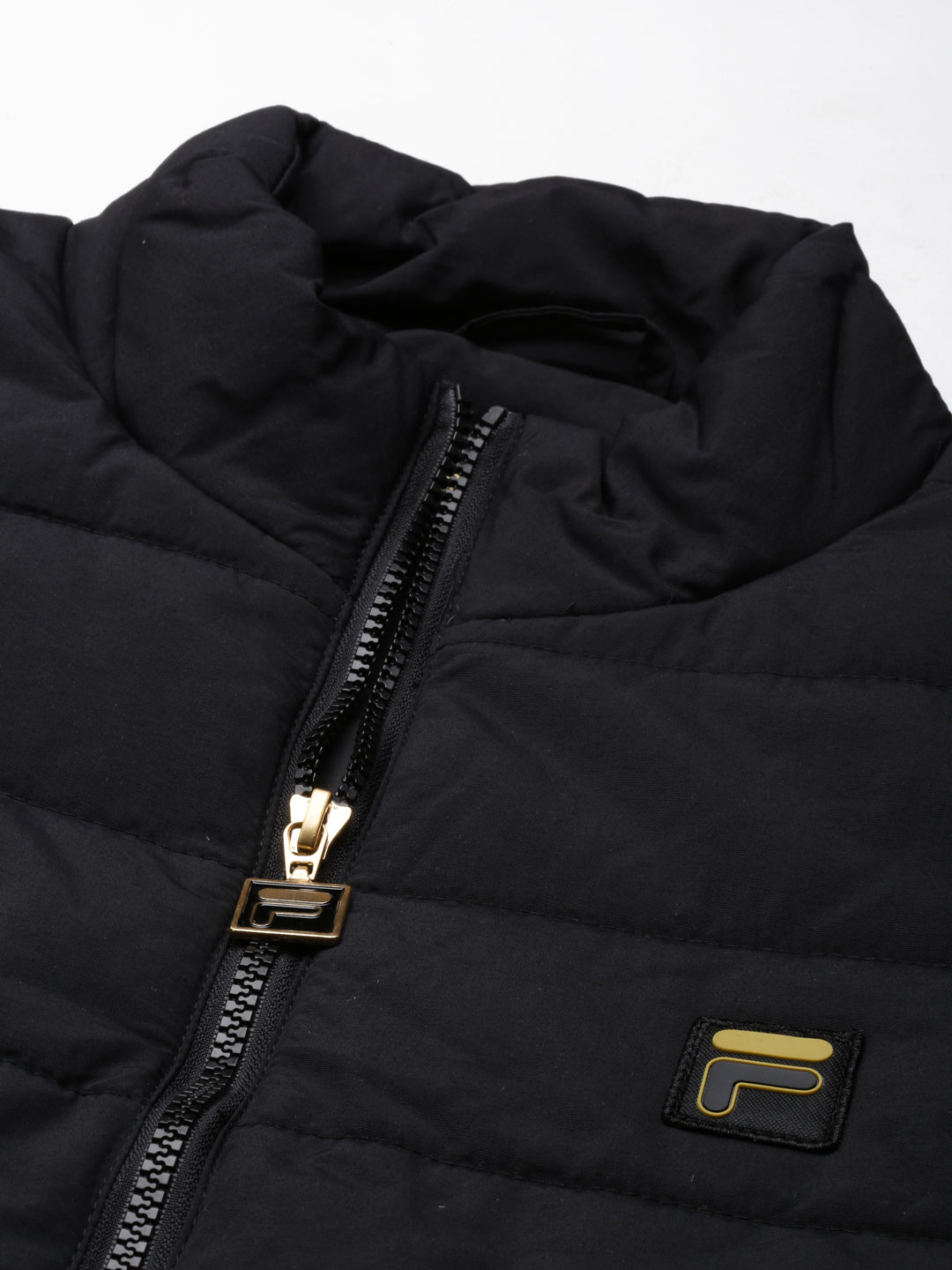 Fila Black Biaggi Bomber Men's Quilted Jacket