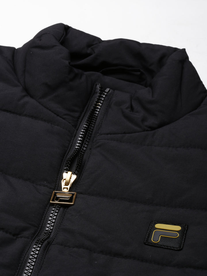 Fila Black Biaggi Bomber Men's Quilted Jacket