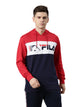 Fila White Kalla Men's Hodded Sweat Shirt