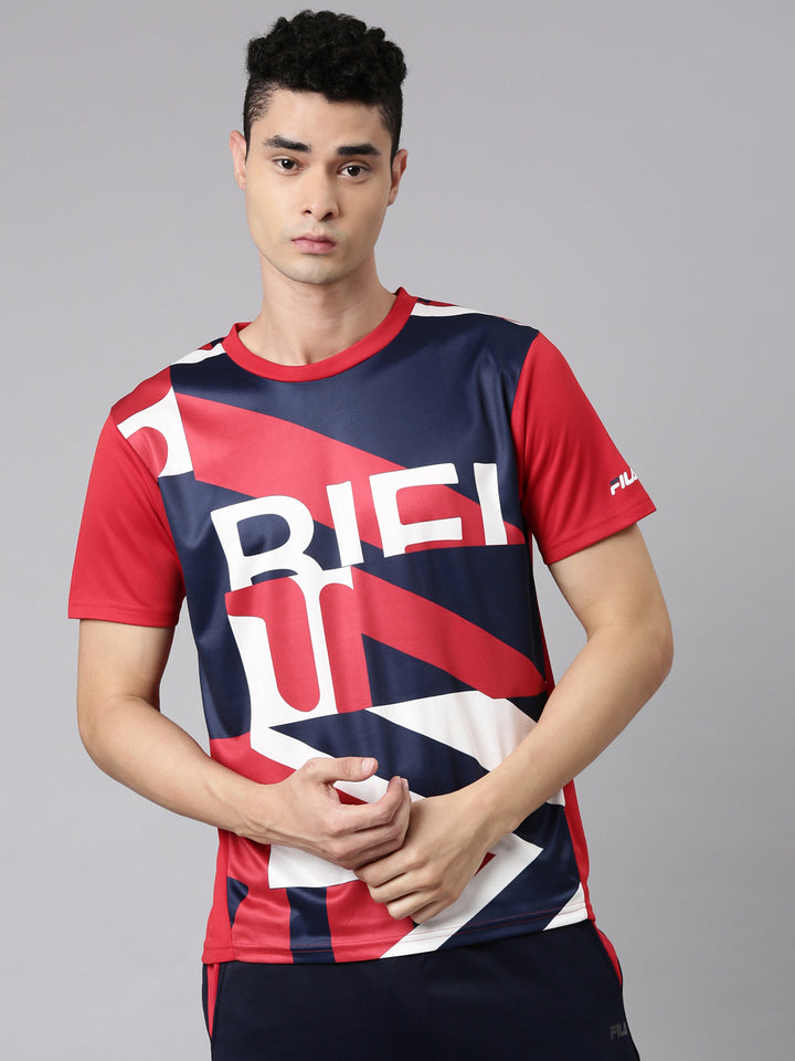 Fila White Abby Men's Graphic T-Shirt