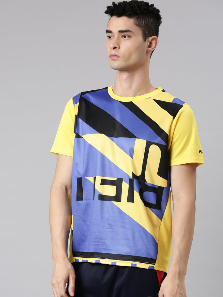 Fila White Abby Men's Graphic T-Shirt