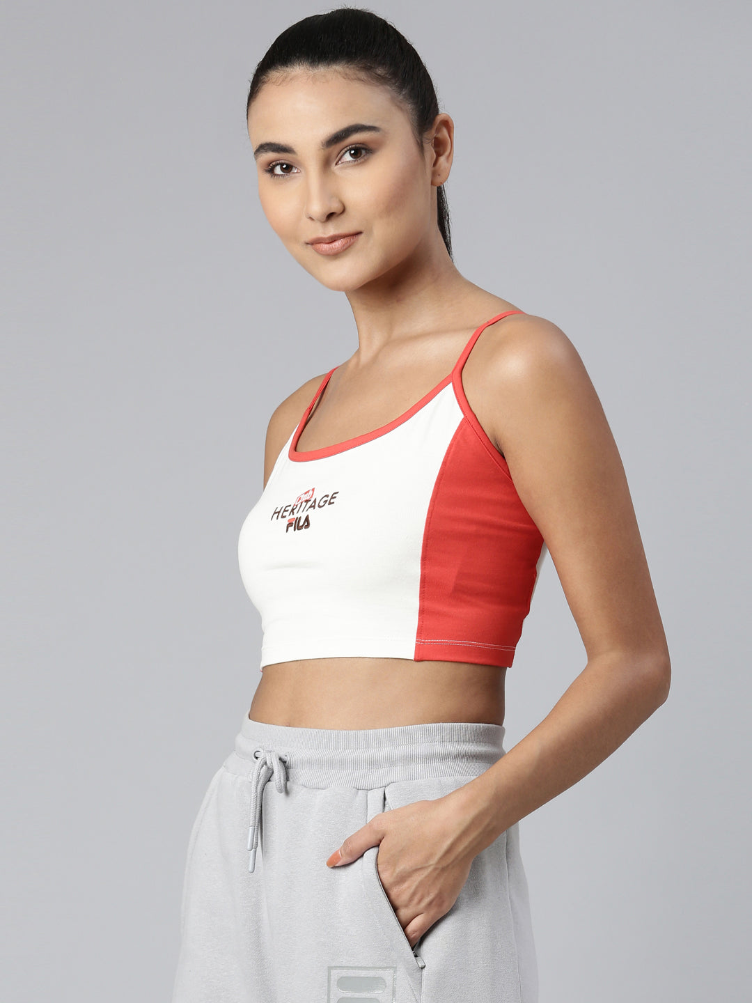 Fila Peacoat Mimi Women's Sleeveless Crop Top