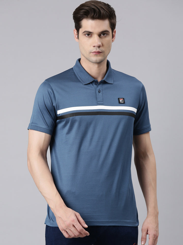 Fila White Atemi Men's Graphic Polo