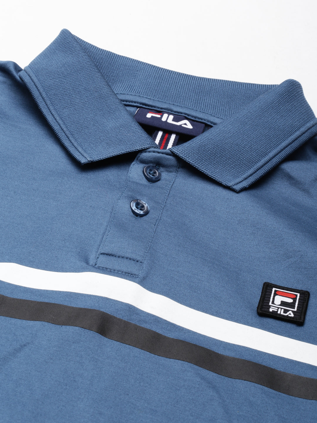 Fila White Atemi Men's Graphic Polo