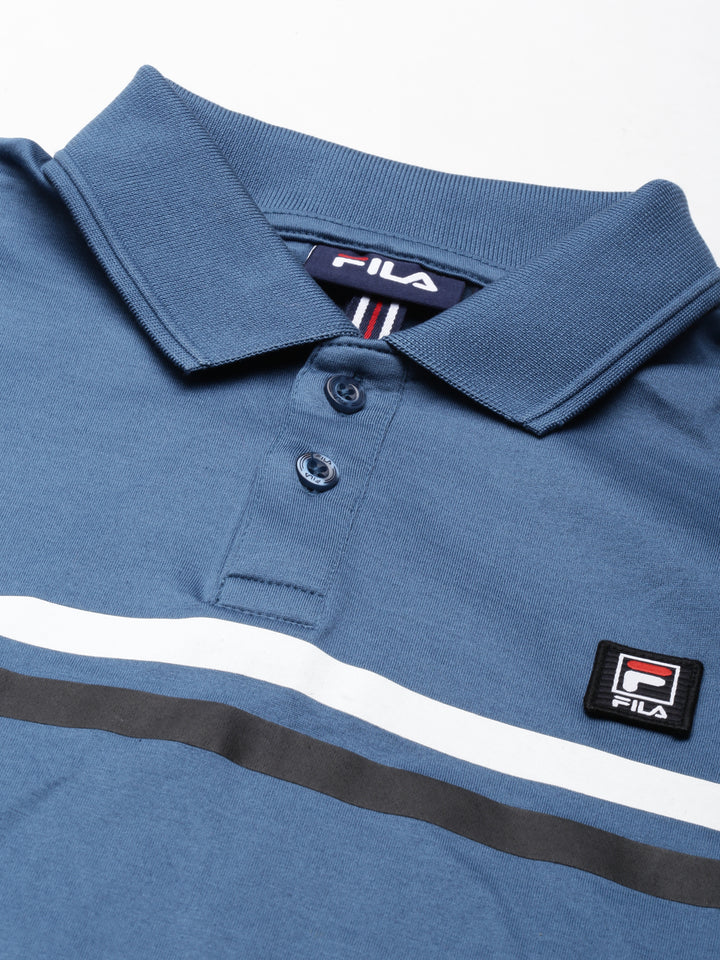 Fila White Atemi Men's Graphic Polo