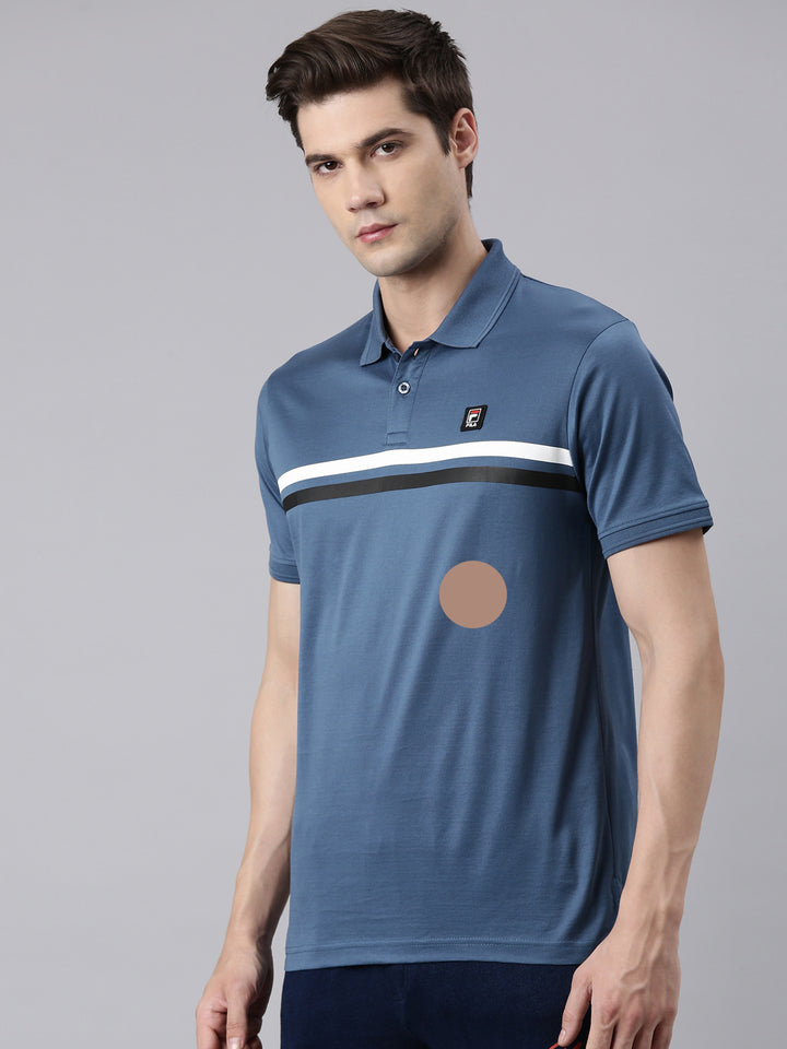 Fila White Atemi Men's Graphic Polo