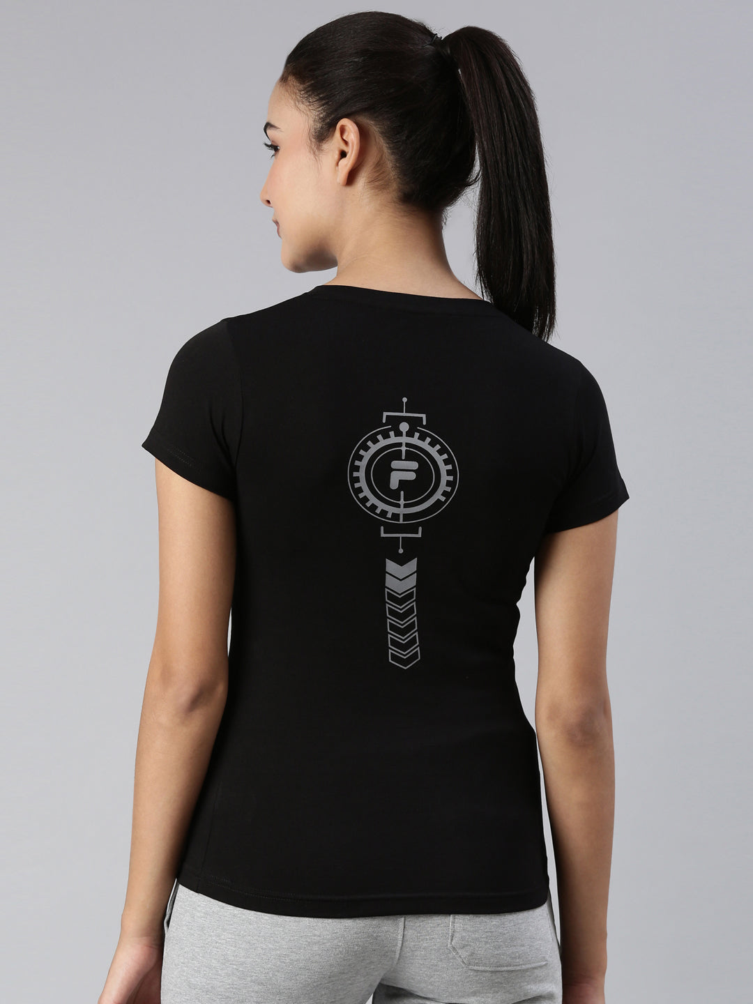 Fila White Tebita 1 Women's Graphic T-Shirts