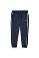 Fila Peacoat Cuffed Sweatpants With Knitted Side Details