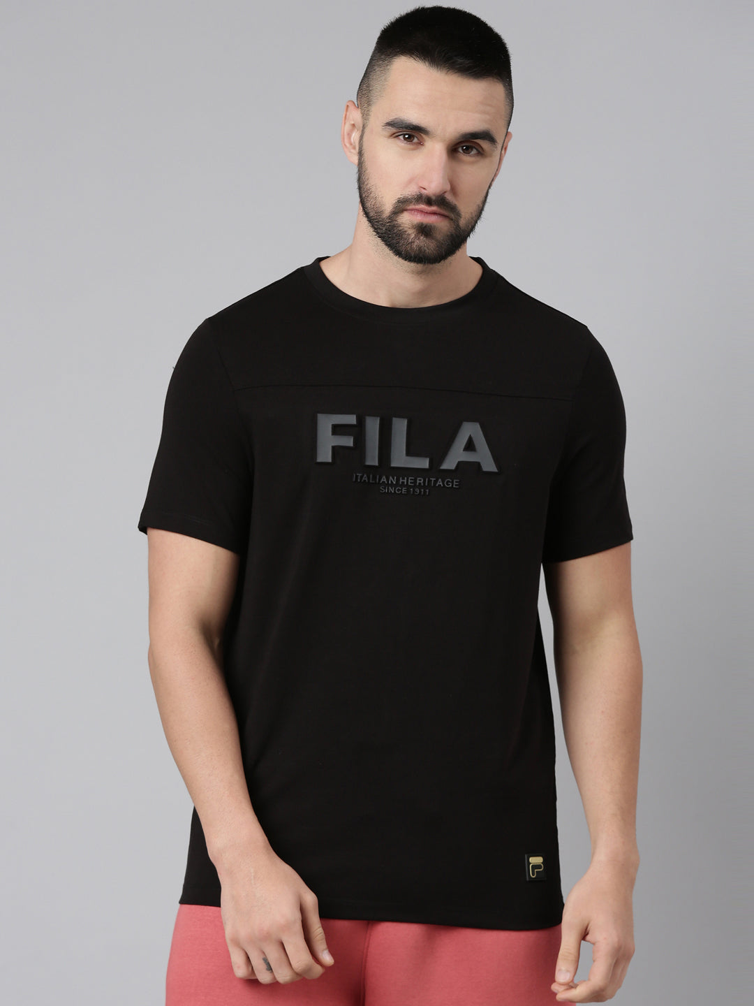Fila Men T-Shirts Gold Line