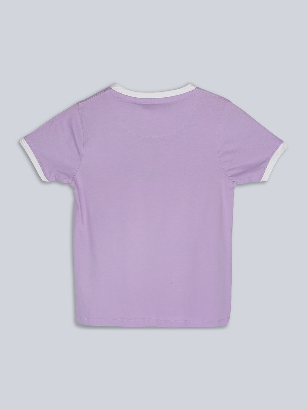 Women Lavender Top & T-Shirt Smart Fit