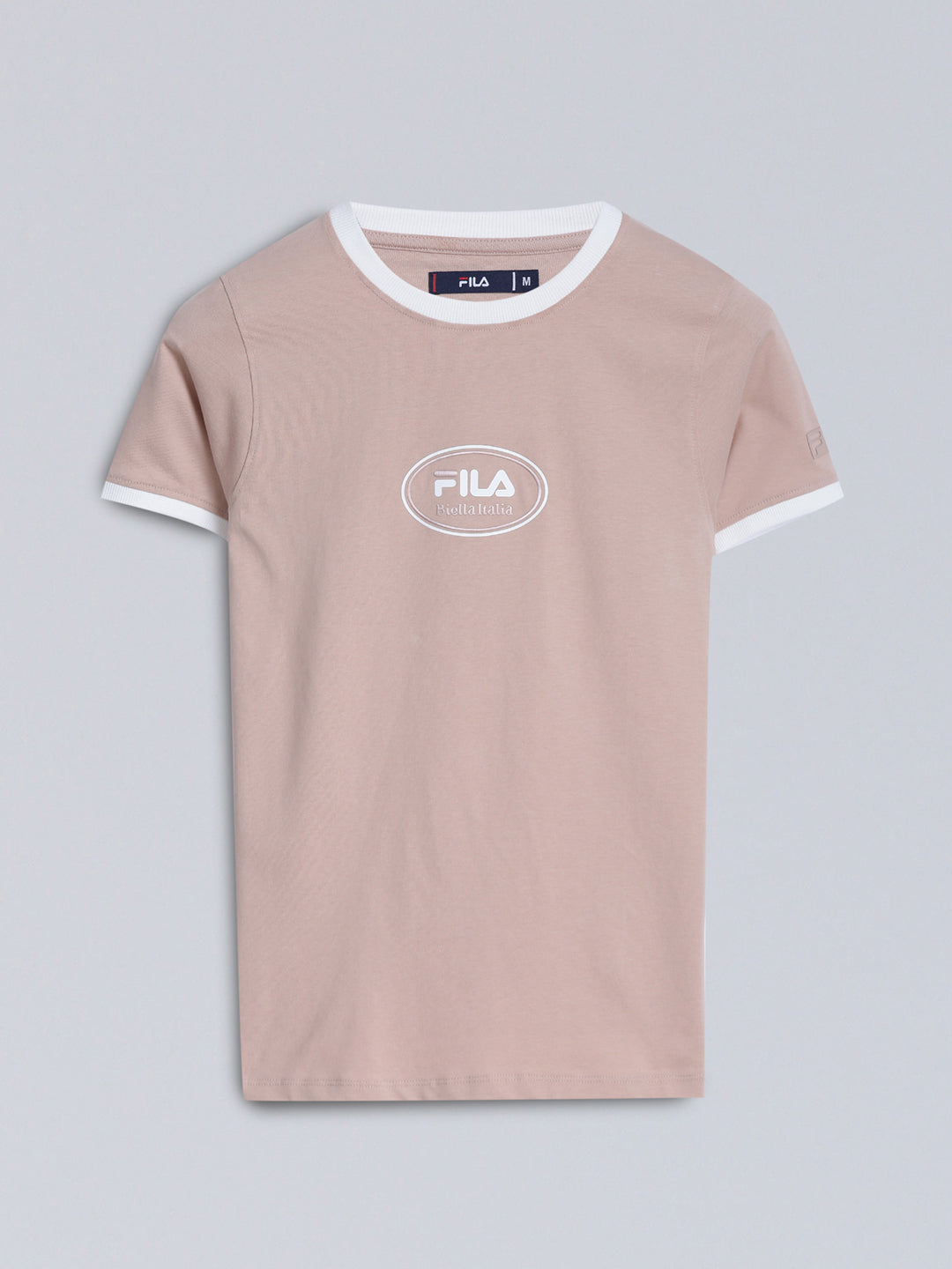 Fila Women Peach T-Shirt Slim Fit