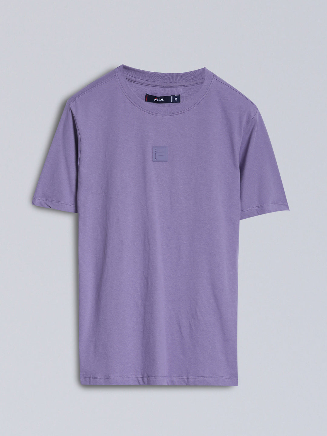 Fila Men Dark Violet T-Shirt Relaxed Fit