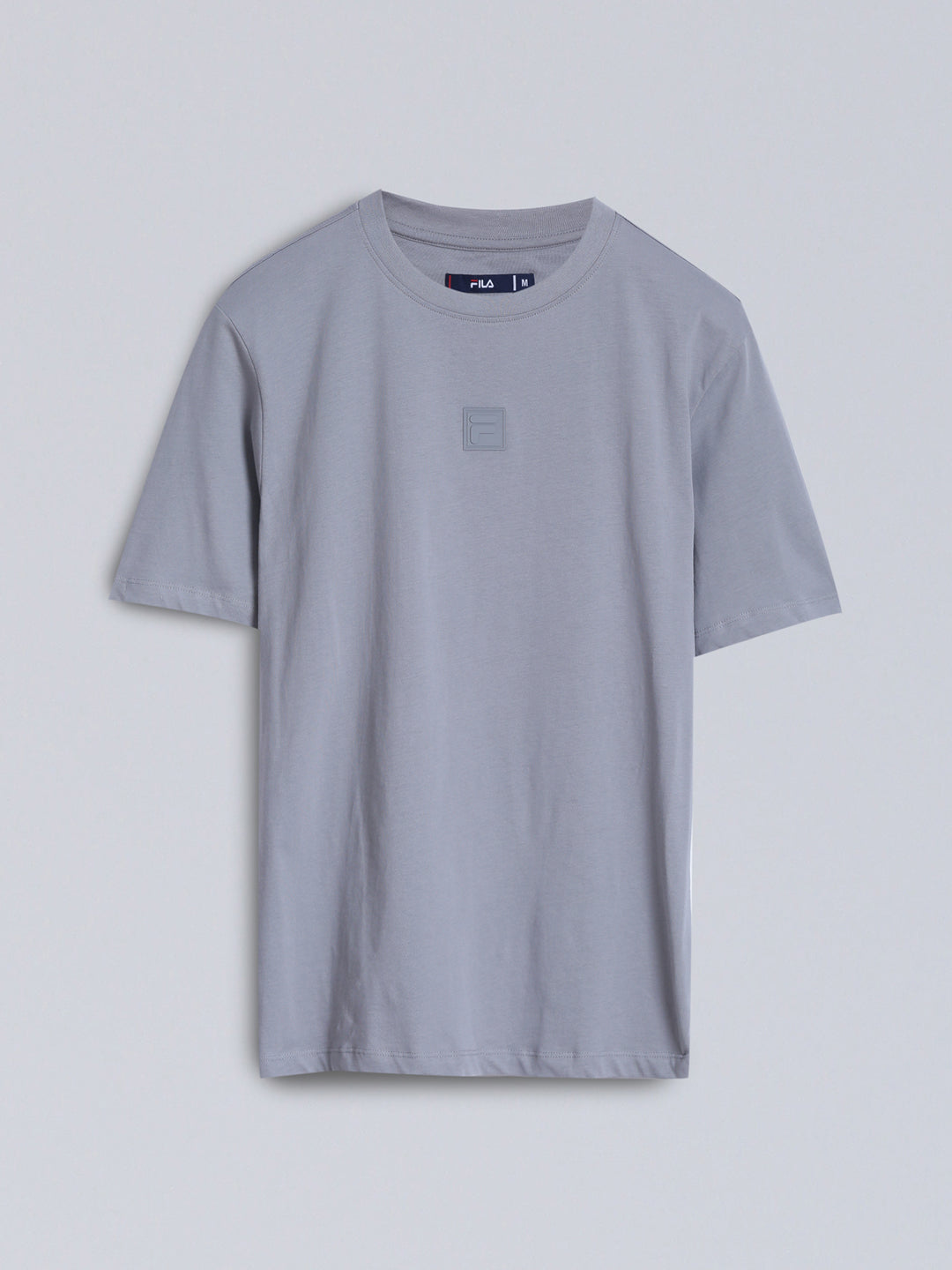 Fila Men Light Grey T-Shirt Relaxed Fit