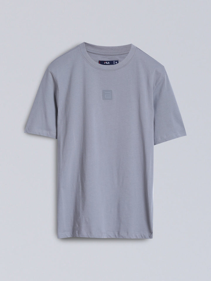 Fila Men Light Grey T-Shirt Relaxed Fit
