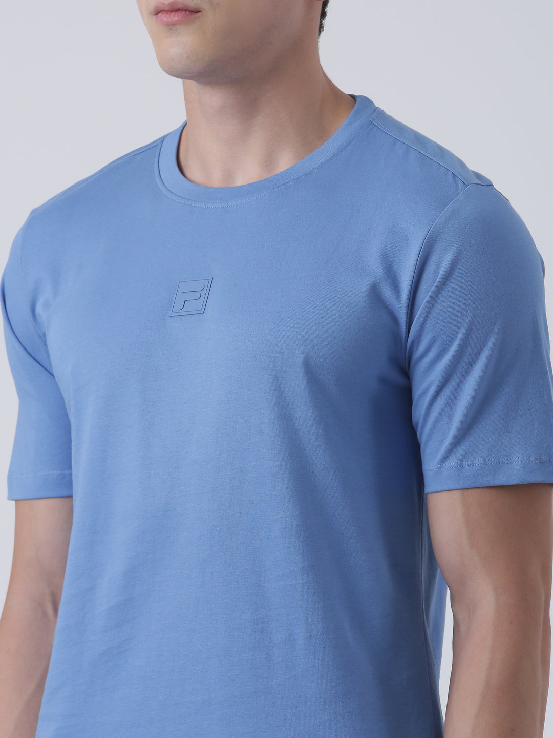 Fila Men Mid Blue T-Shirt Relaxed Fit