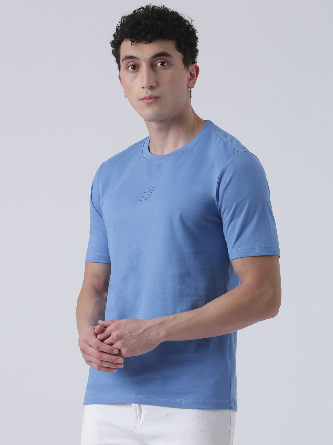 Fila Men Mid Blue T-Shirt Relaxed Fit