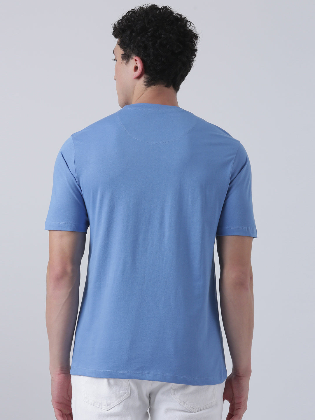 Fila Men Mid Blue T-Shirt Relaxed Fit