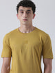 Fila Men Yellow T-Shirt Relaxed Fit