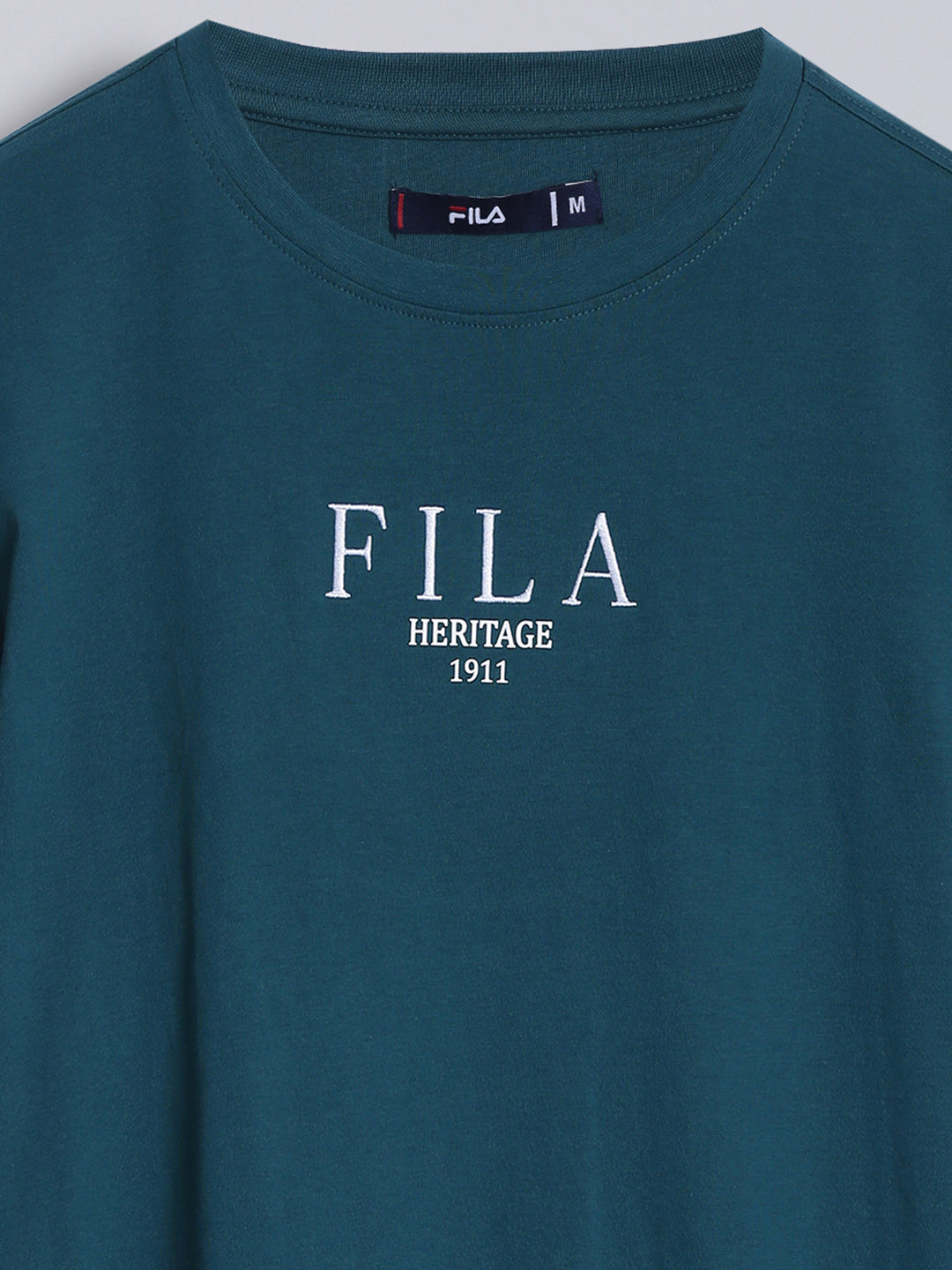 Fila Men Green T-Shirt Relaxed Fit