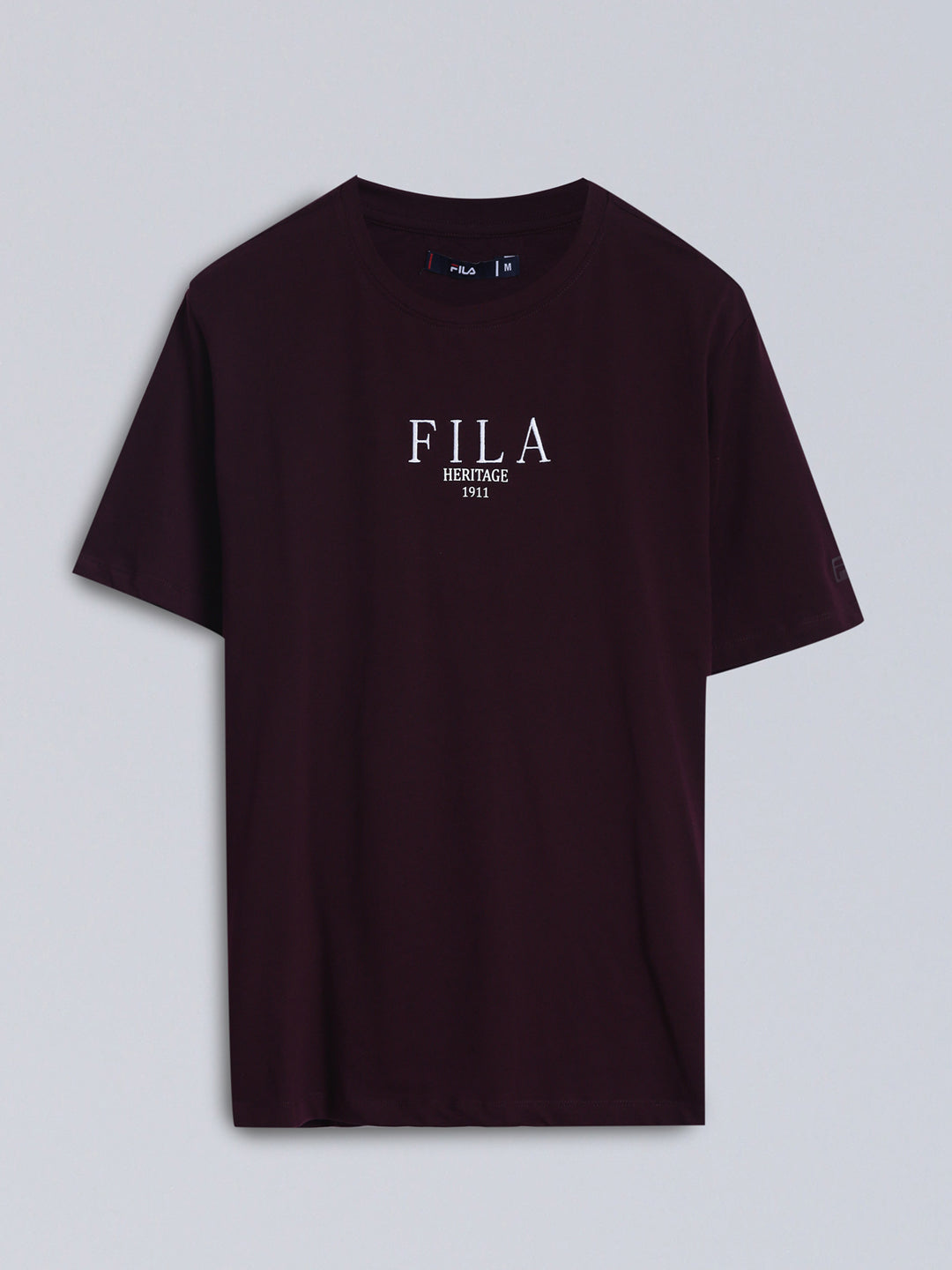 Fila Men Plum T-Shirt Relaxed Fit