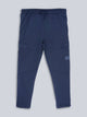 Men Navy Blue Trackpant & Jogger Comfort Fit