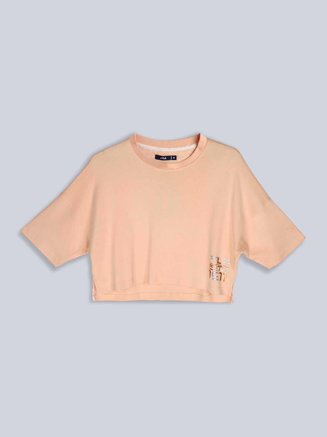 Women Peach Top & T-Shirt Boxy Loose Fit