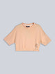 Women Peach Top & T-Shirt Boxy Loose Fit