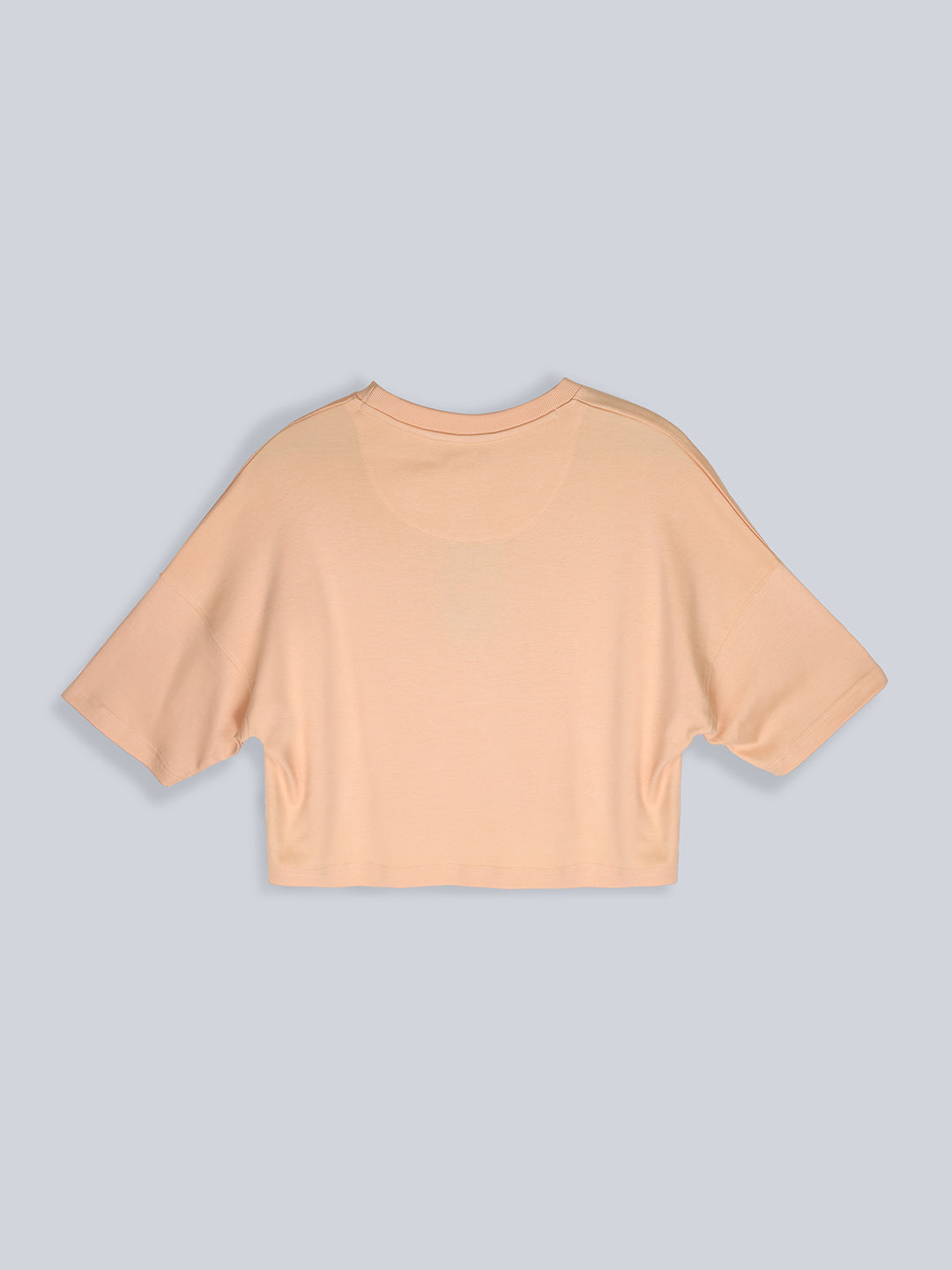 Women Peach Top & T-Shirt Boxy Loose Fit