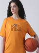 Fila Unisex Russet Orange T-Shirt Relaxed Fit