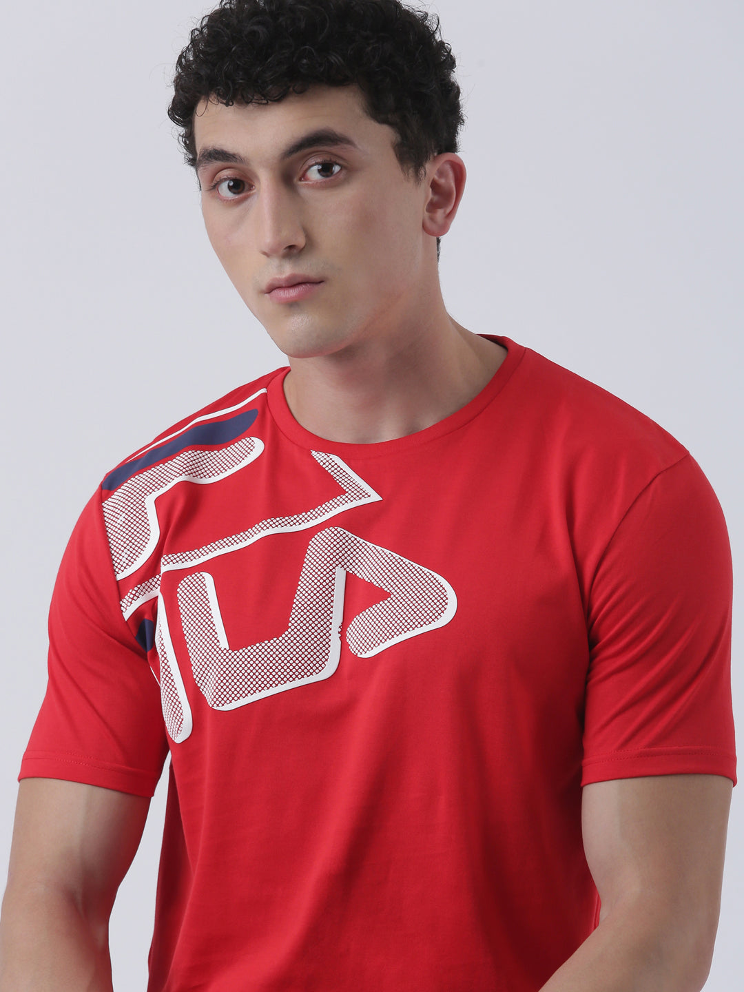 Fila Unisex Red T-Shirt Relaxed Fit
