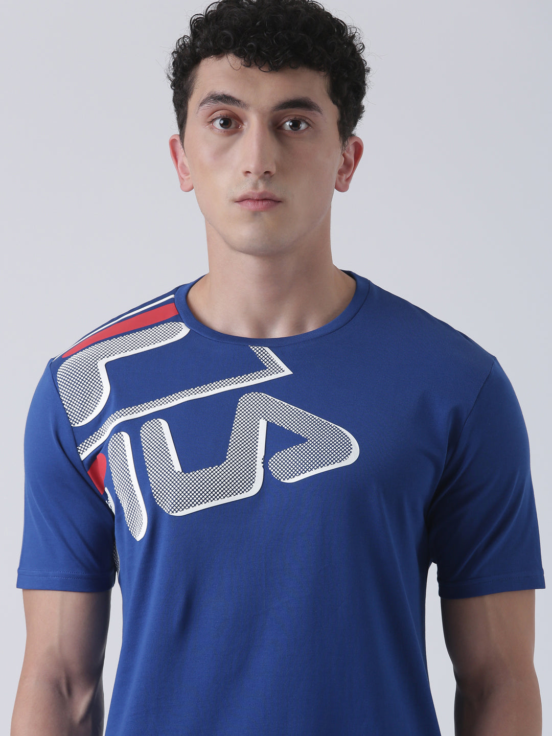 Fila Unisex White T-Shirt Relaxed Fit