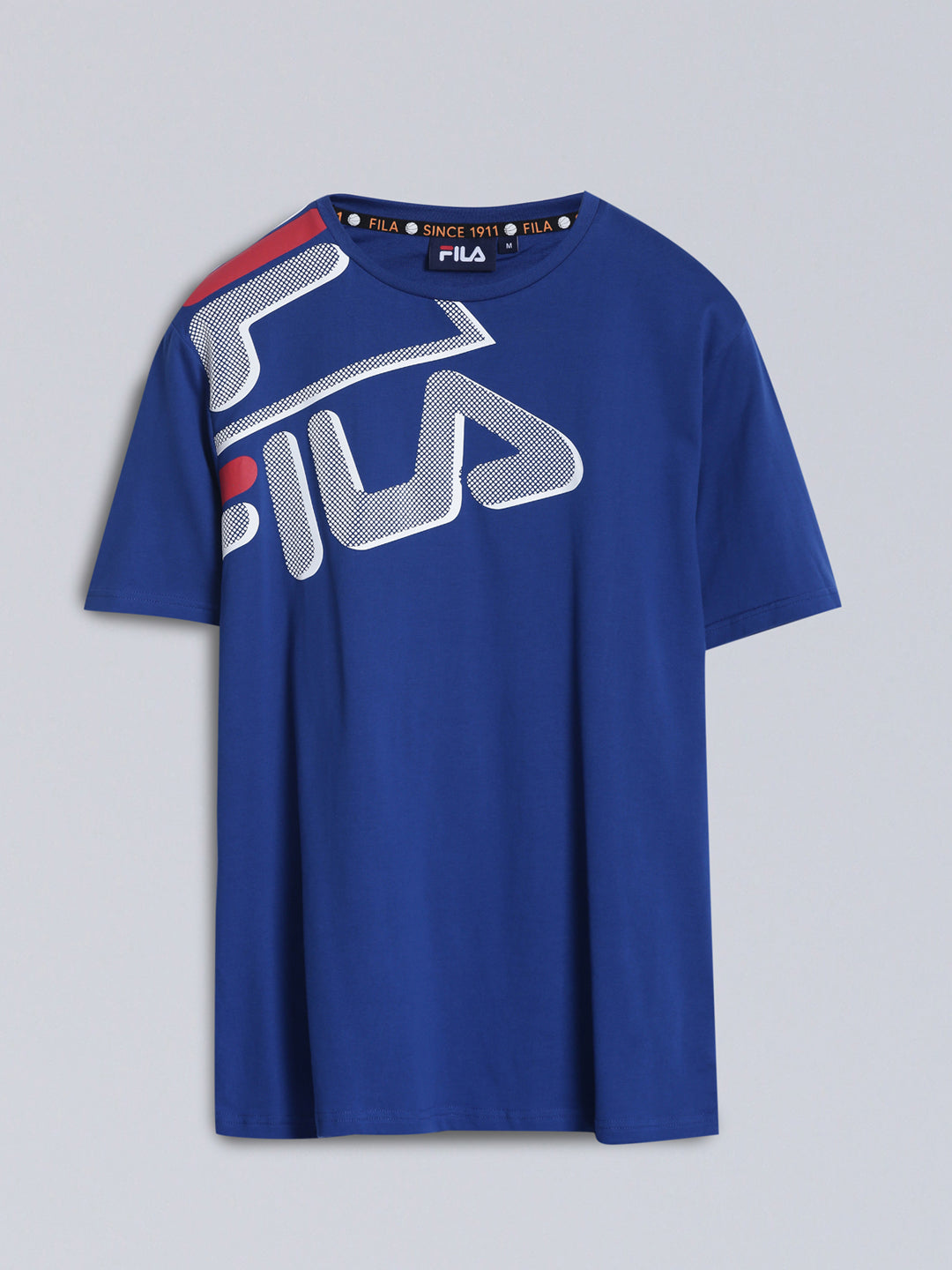 Fila Unisex Monaco Blue T-Shirt Relaxed Fit
