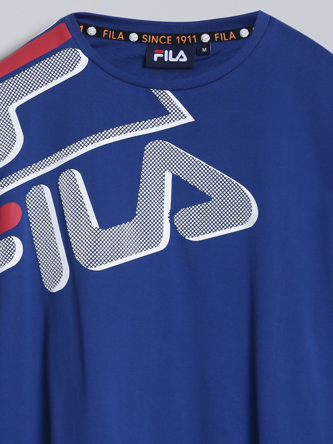 Fila Unisex Monaco Blue T-Shirt Relaxed Fit