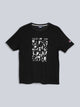 Fila Unisex Black T-Shirt Comfort Fit