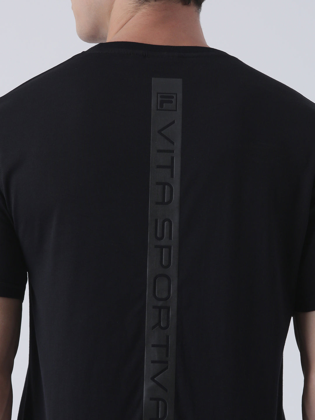 Fila Men Black T-Shirt Relaxed Fit
