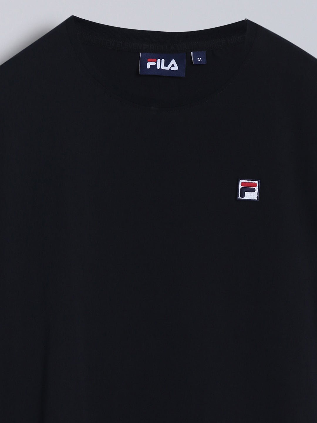 Fila Men Black T-Shirt Relaxed Fit