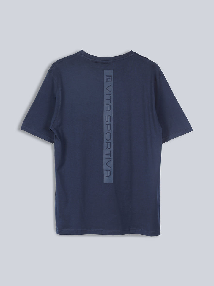 Fila Men Navy T-Shirt Comfort Fit