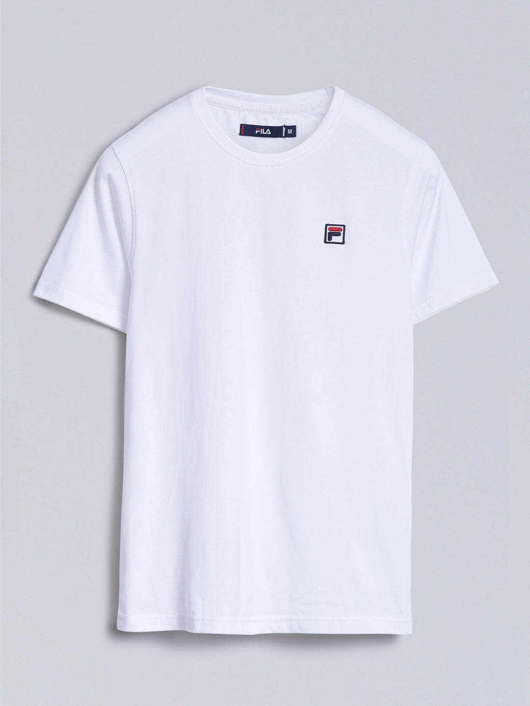 Fila Men White T-Shirt Slim Fit