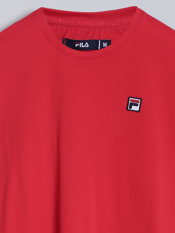 Fila Men Red T-Shirt Slim Fit