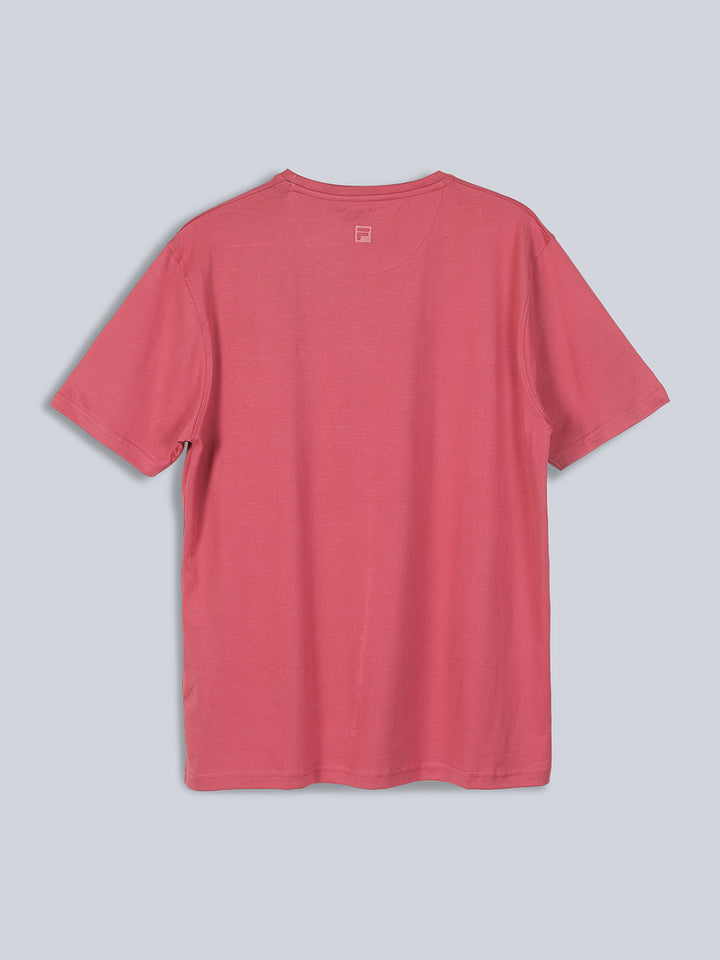 Fila Men Apricot T-Shirt Comfort Fit
