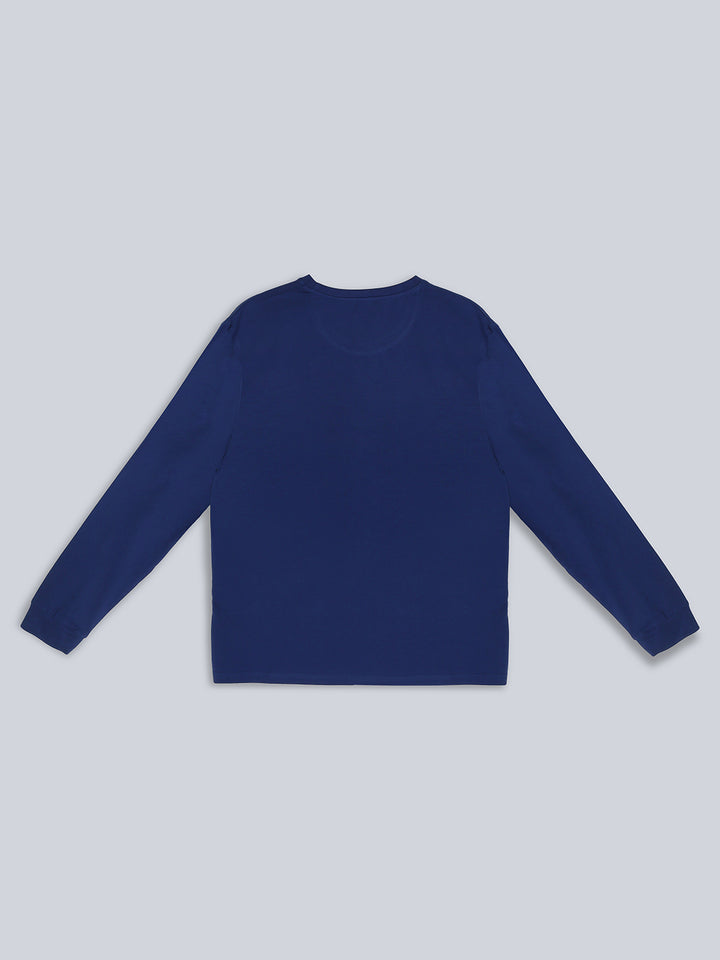 Fila Men Navy Blue Sweatshirt Comfort Fit