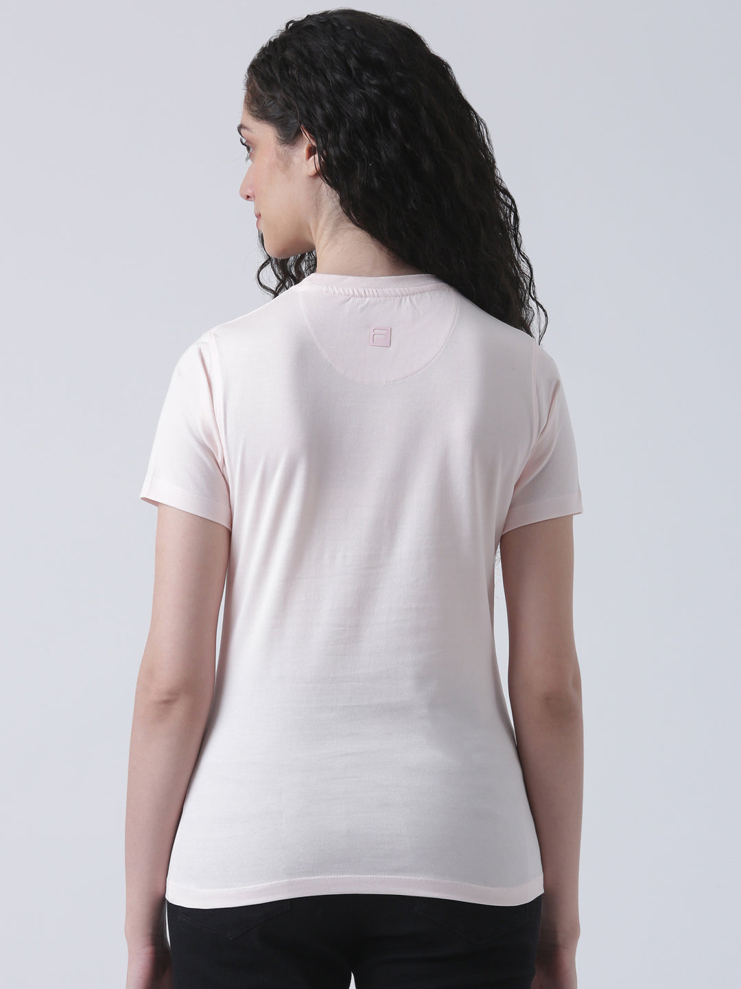 Fila Women Pink Sorbet T-Shirt Relaxed Fit