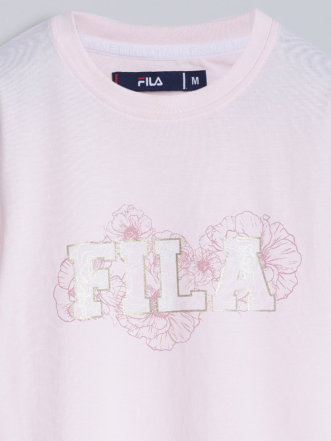 Fila Women Pink Sorbet T-Shirt Relaxed Fit