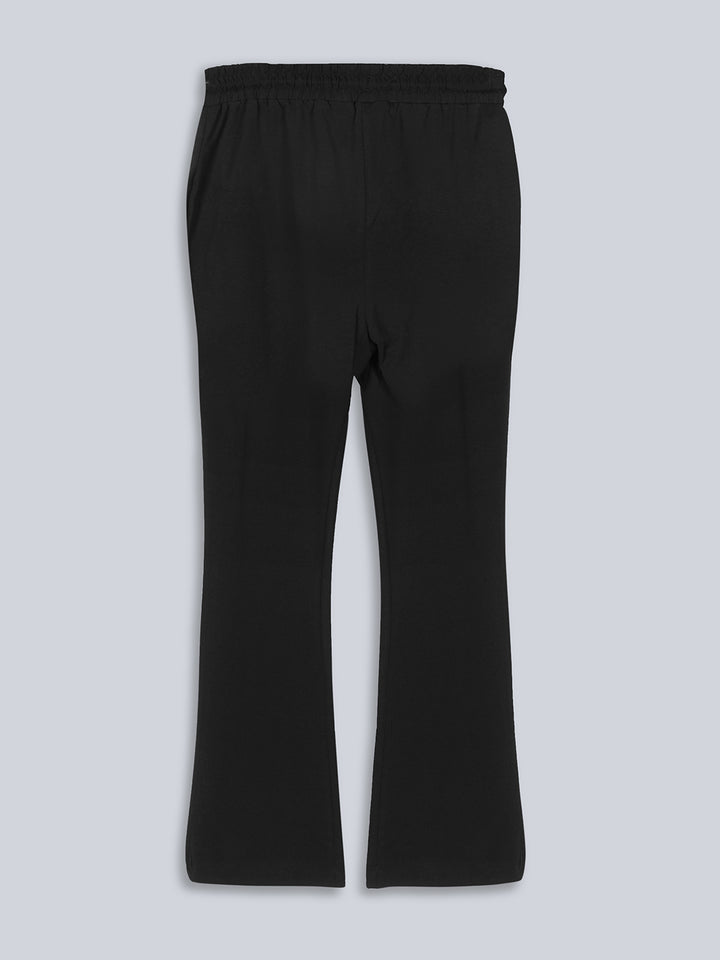 Fila Women Black Pant Straight Fit