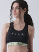 Fila Women Black Sports Bra Regular Fit